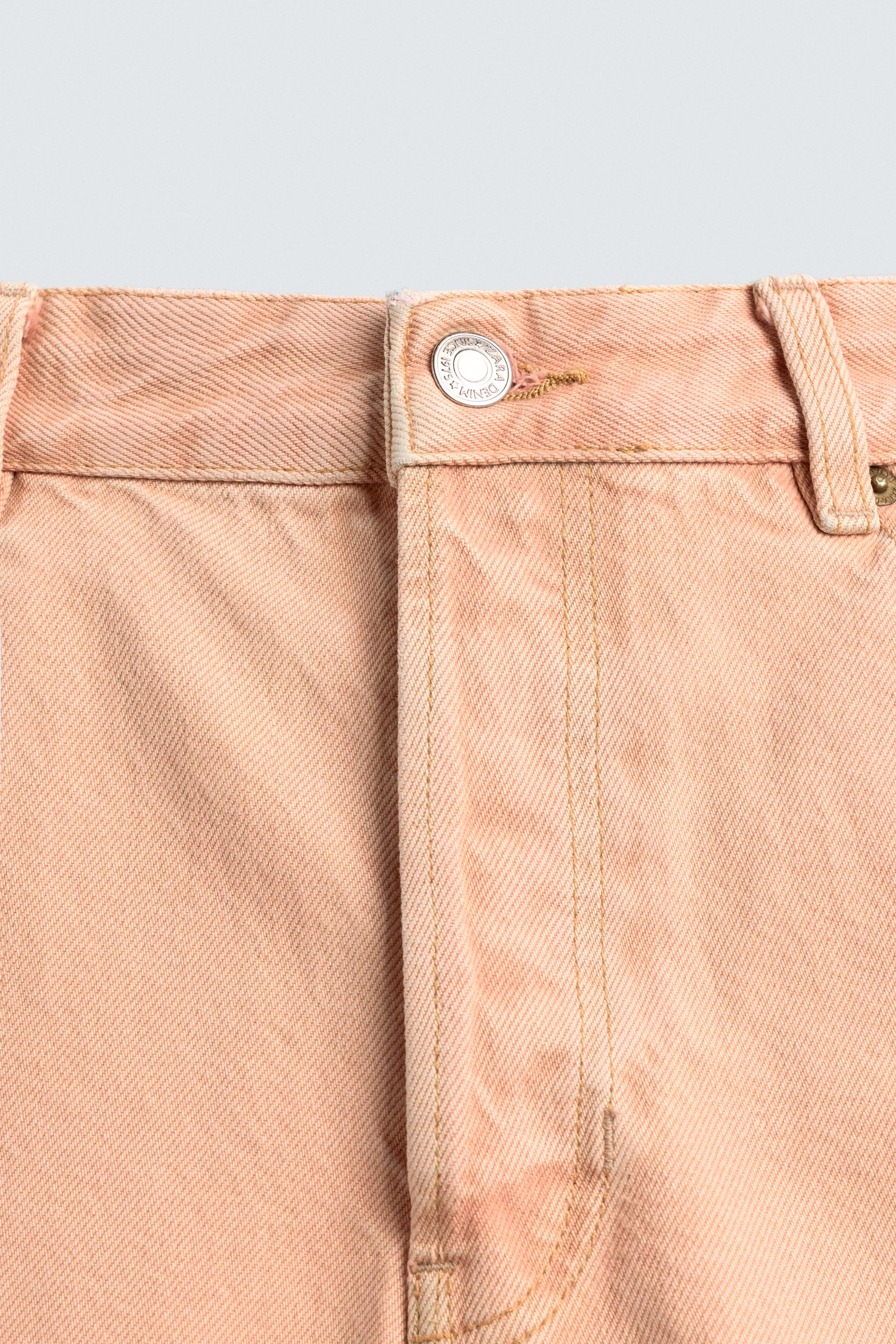 WASHED COLOR STRAIGHT FIT JEANS